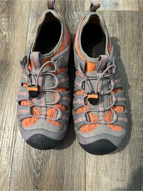 Men's Water Shoes - Orange and Gray Breathable Active Slip-On